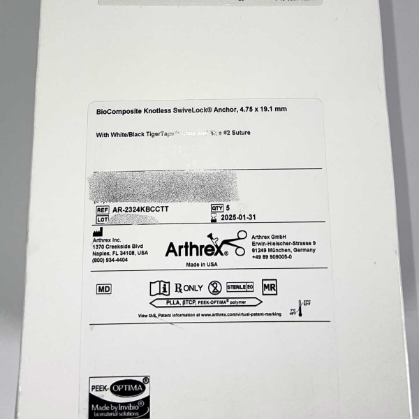 Arthrex AR-2324KBCCTT